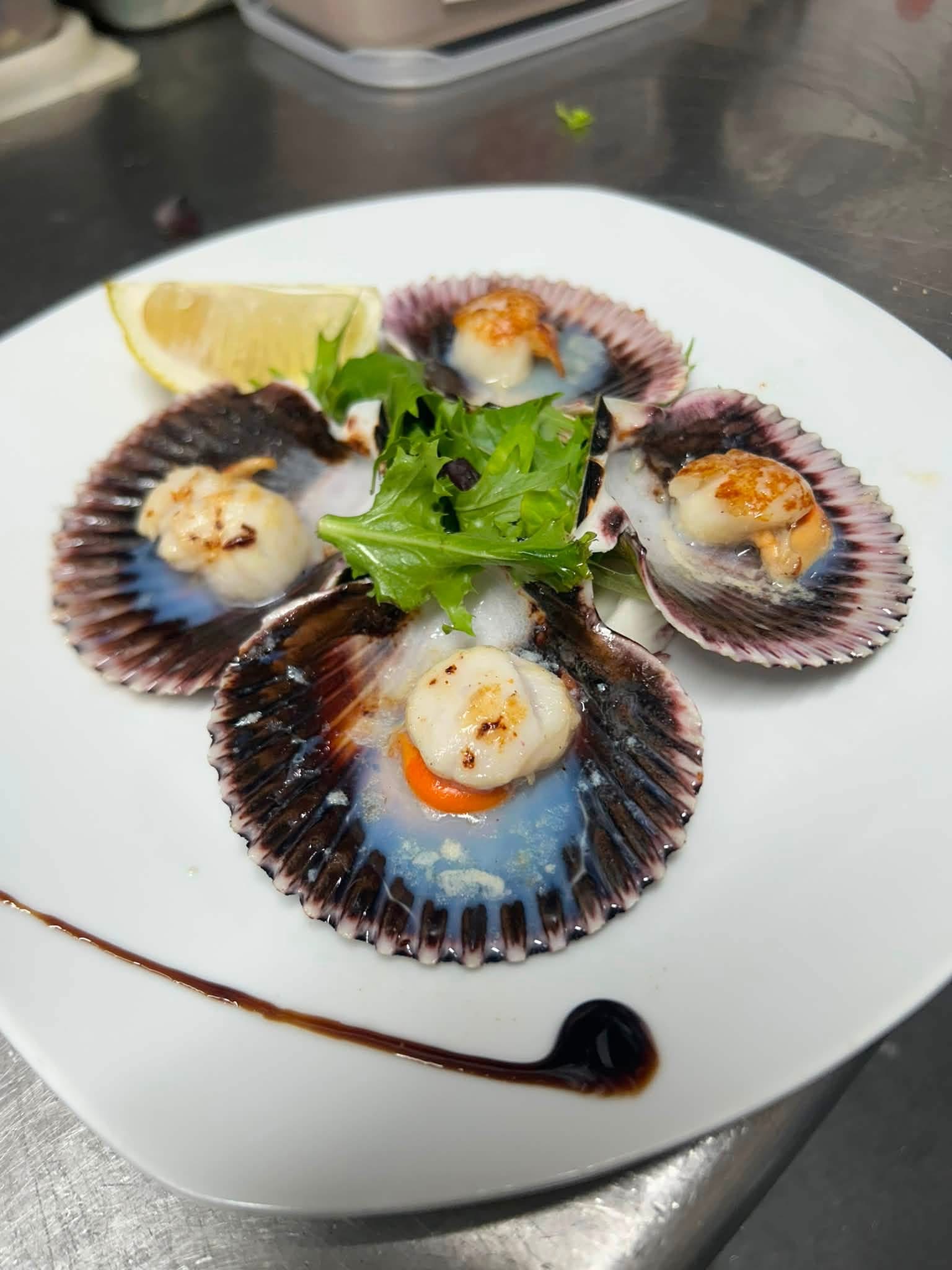 Vieiras a la plancha