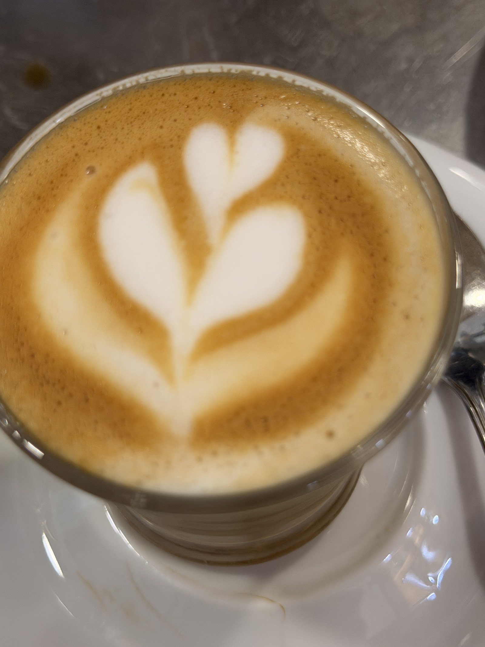Café con leche y arte latte